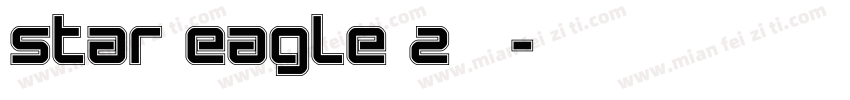 Star Eagle 2字体字体转换